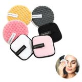 Kit De Remoção De Maquiagem: 6 Esponjas Removedoras De Pétalas Reutilizáveis