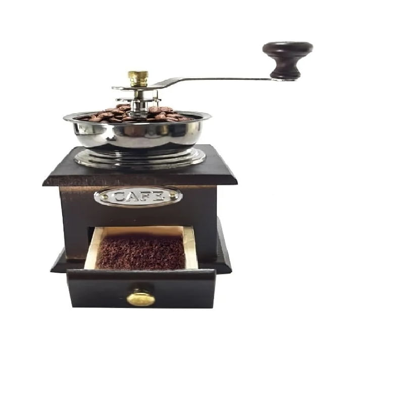 Moedor De Grãos De Café E Sementes Manual 600g