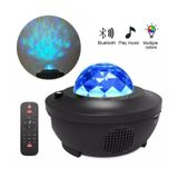 Projetor De Quarto Multicolorido Galaxy Com Alto-falante Bluetooth