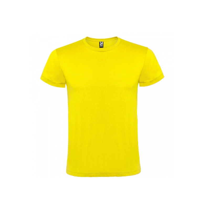 Moletom De Manga Curta 100% Algodão Para Estampar Amarelo