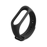 Pulseira De Silicone Para Xiaomi Mi Band 3 E 4 - Preta