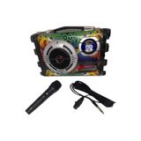 Alto-falante Portátil Usb/bt Karaoke Cmik Com Alarme De Todos Os Tempos