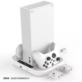 Estação De Carregamento Para Xbox Series S Com 3 Hubs Usb E Ventilador