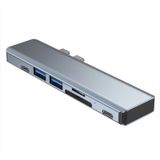 Adaptador Usb C 7 Em 1 Para Macbook Pro/air Com 4k Hdmi 100w Pd