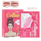 Adesivos Hidratantes Para Máscara Labial X20 Com Colágeno E Hialurônico A