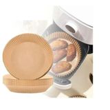 Protetor De Fritadeira Antiaderente Com Forro De Papel Airfryer, Pacote De 5 Cm