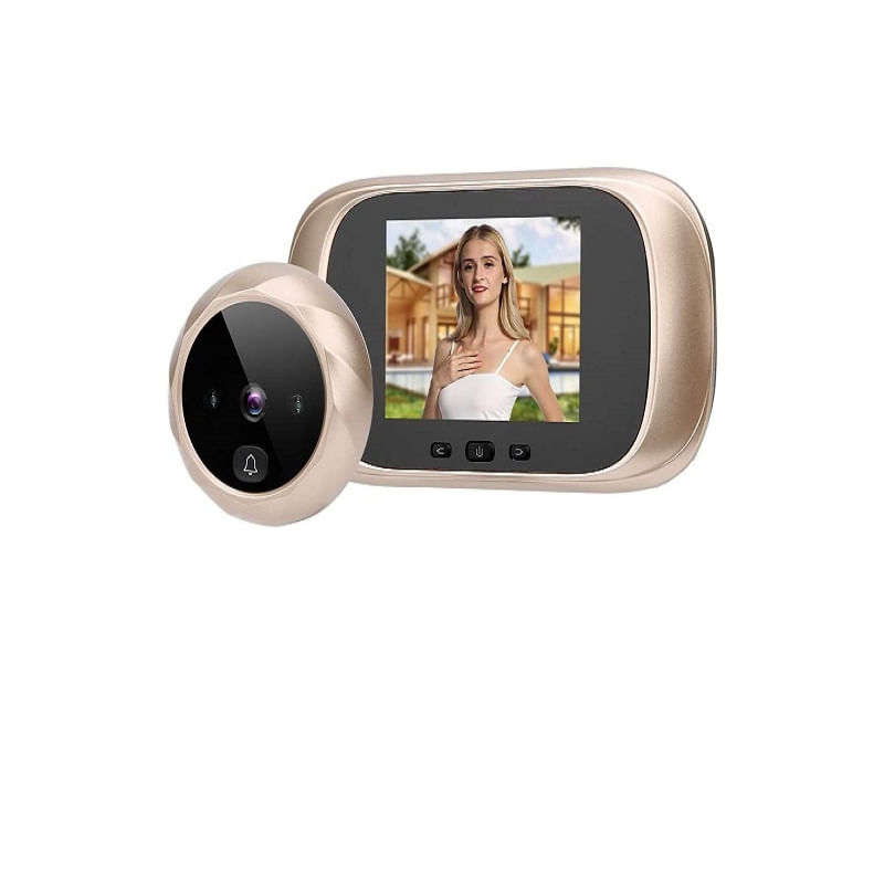 Olho Mágico De Porta Digital Sem Fio Com Visão Noturna