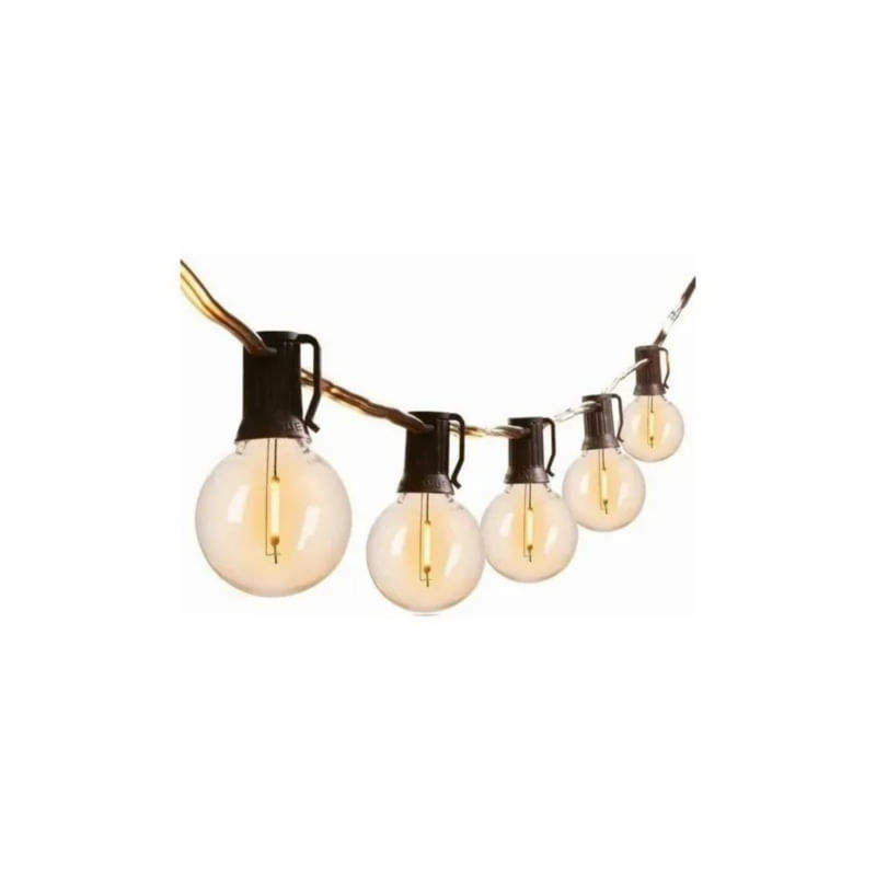 Luzes Led Garland Teker 76m Com 25 Holofotes Para Jardim