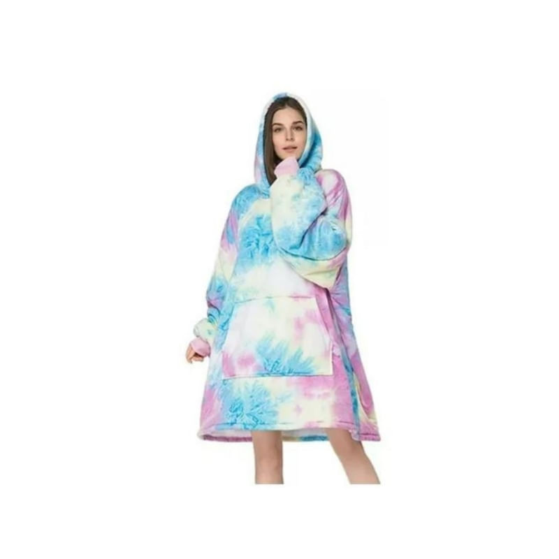 Cobertor Com Capuz Polerón Winter Pullover Sherpa Para Adulto