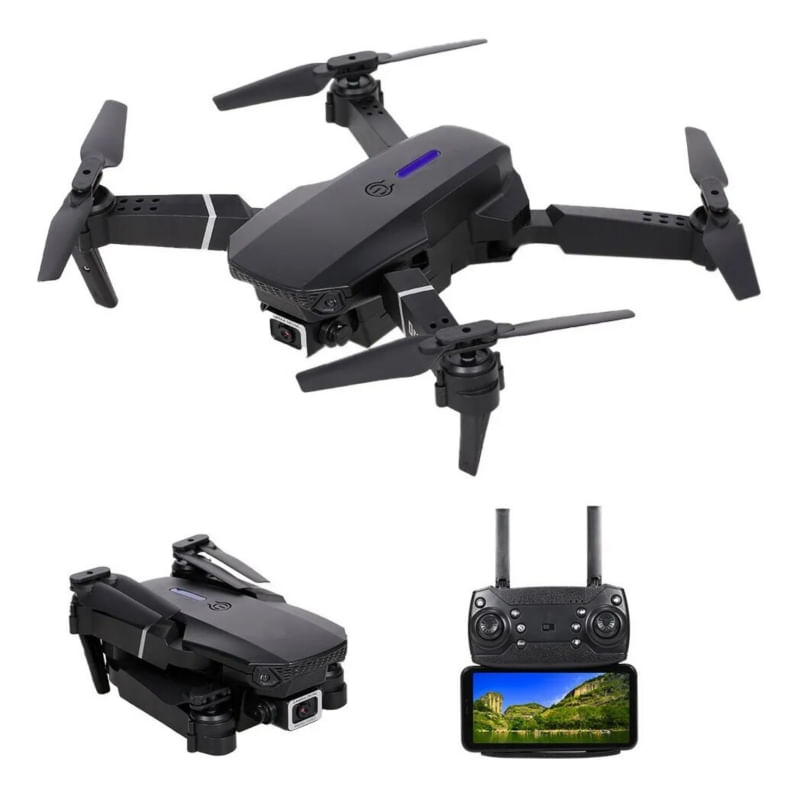 Mini Drone Rc Ls-e525 Com Câmera Wifi 4k, Voo De 10-15 Minutos