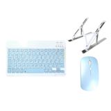 Kit De Teclado E Mouse Bluetooth Recarregável Em Espanhol