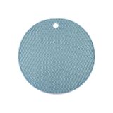 Porta-potes De Silicone Pose Azul Com 17,5 Cm De Diâmetro