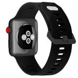 Pulseira De Relógio Apple Watch De Silicone Preta 42-44-45mm