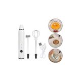 Batedor Portátil Recarregável Milk Frother 1300mah Branco