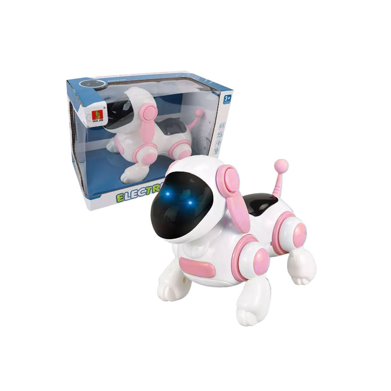 Robot Toy Chengji 1626160 Bo Dog Pink Para Crianças