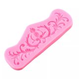 Pastelaria Arabesca Em Molde De Silicone