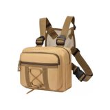 Bolsa Peitoral Tipo Banana Esportiva Para Homens Impermeável Em Nylon/oxford