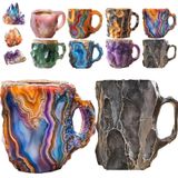 Xícara De Café Riyhdo Resin Mineral Crystal 3d Novelty Para Bebidas Quentes