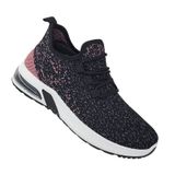 Tênis Esportivos De Corrida Adomicilies 3208 Femininos Preto/rosa