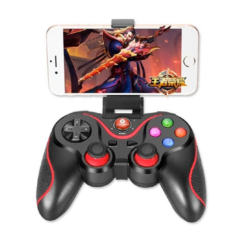 Joystick X3 De Controle De Gamepad Bluetooth Para Android E Pc