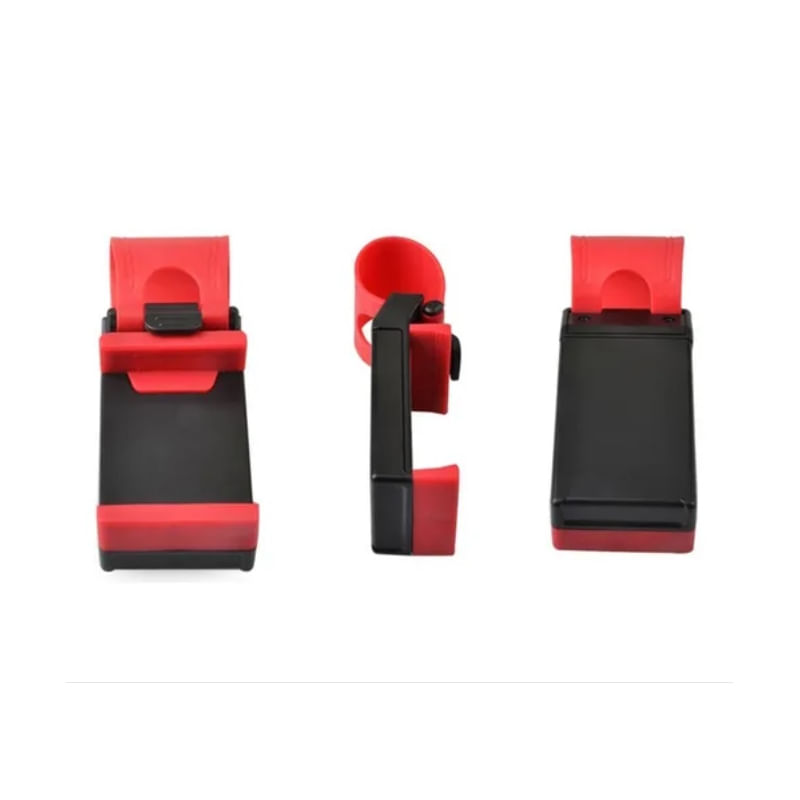 Suporte De Célula De Volante De Carro Flexível Para Telefones De 5 Polegadas