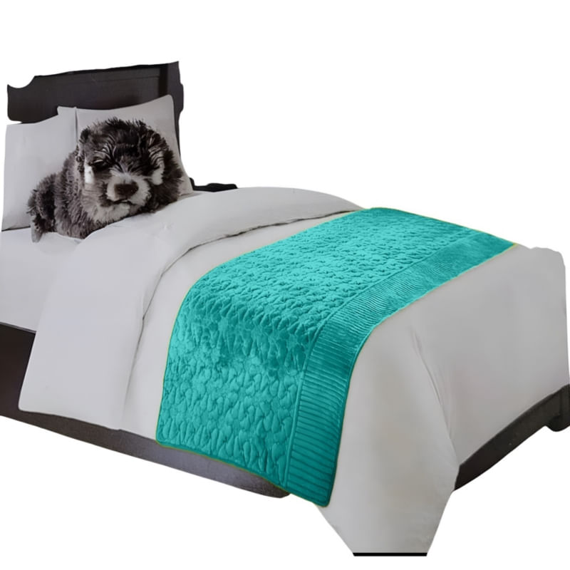 Bed Piecera, Tecido Reversível De Pelúcia E Genero, 2 Lugares