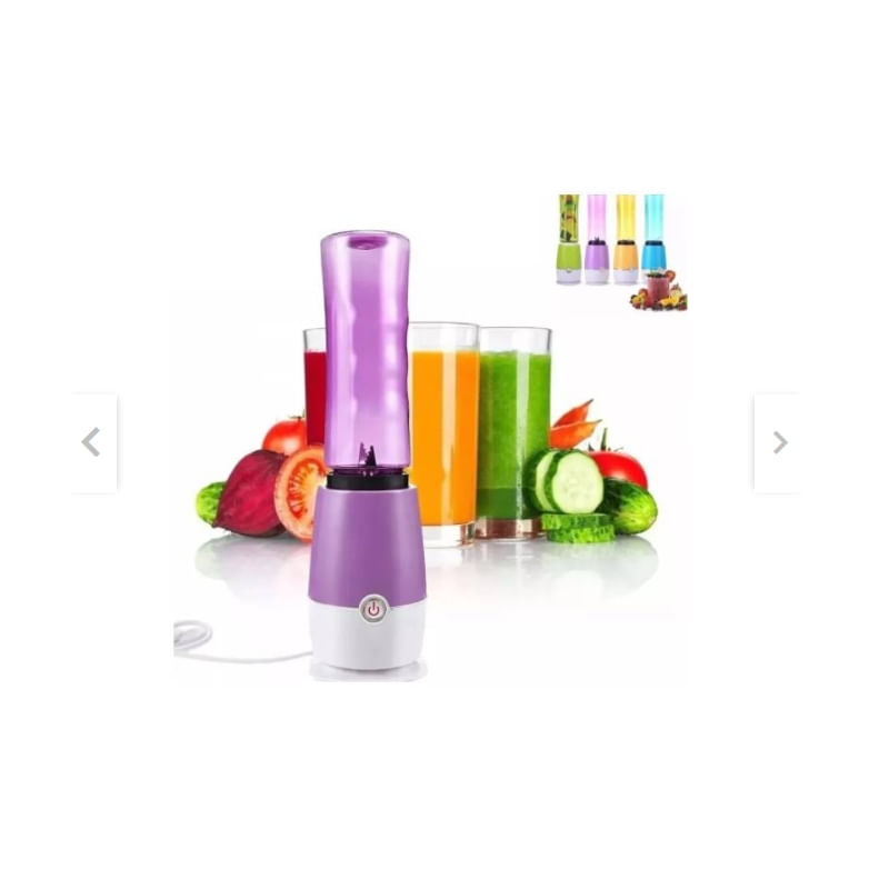 Espremedor De Suco Portátil 600ml 180w 220v Com 2 Xícaras