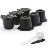 Pacote De 6 Cápsulas De Café Reutilizáveis Para Cafeteira Nespresso