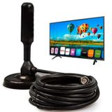 Antena De Tv Digital Sg-3003 Hd Para Uso Interno/externo