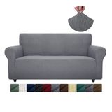 Capa De Sofá Em Tecido Elástico De 2 Lugares Para Sillon De 140 A 170 Cm