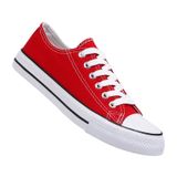 Chinelo Casual Unissex Em Lona Urban Red 7078