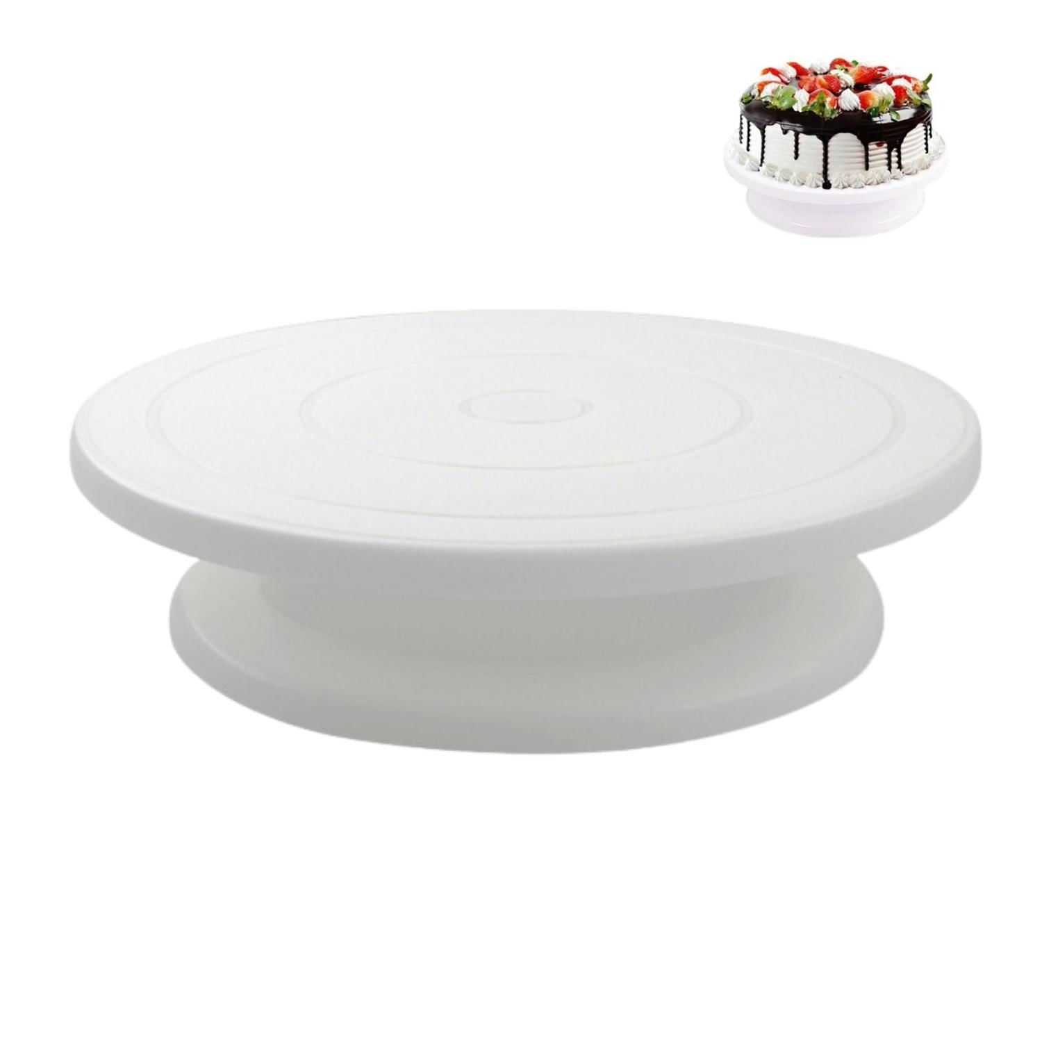 Base Giratória Da Mesa Giratória Cake Display 28 Cm