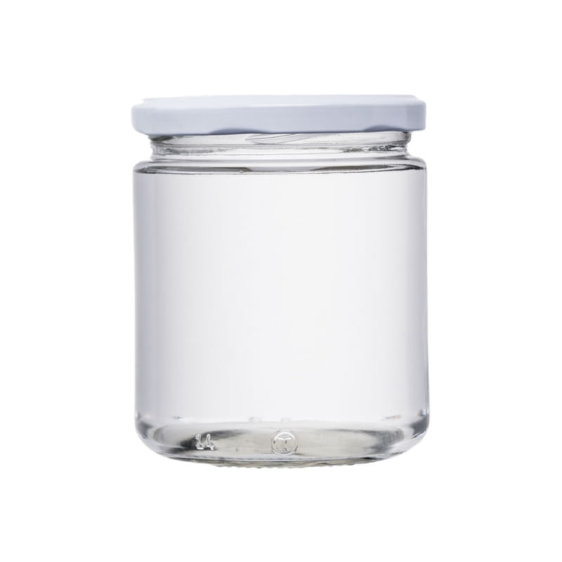 Garrafa De Conservas De 450 Ml X 24 Unidades De Vidro Quente Com Tampa Giratória