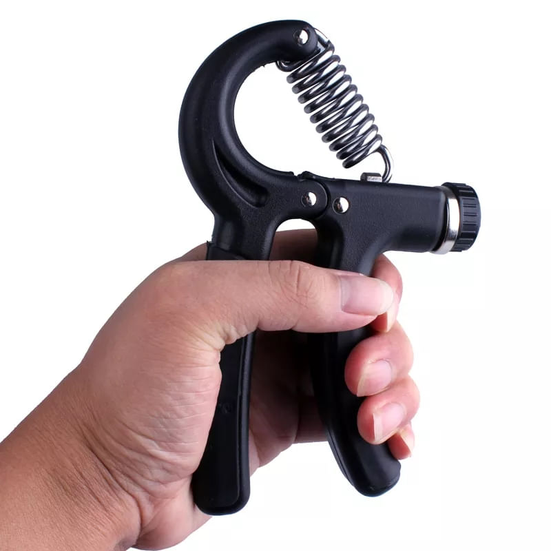 Exercitador De Aperto Manual Graduável De 10 A 60 Kg Para Antebraço E Mão