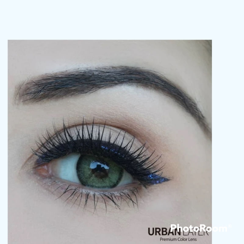 Lentes De Contato Urban Layer Cloud R Green Annual Silicone Hyd