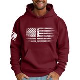 Moletom Masculino Com Capuz Mlyyjckg, Moderno, De Lã Grande E Bolsos, Vermelho M