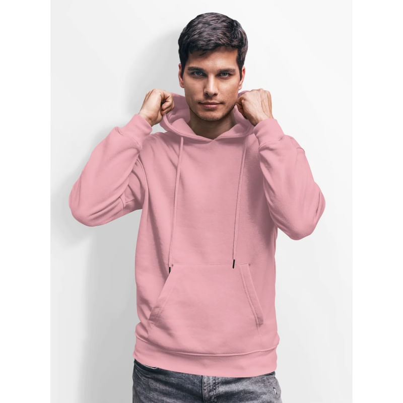 Moletom De Algodão Com Capuz Canguru Unissex Para Adultos E Crianças