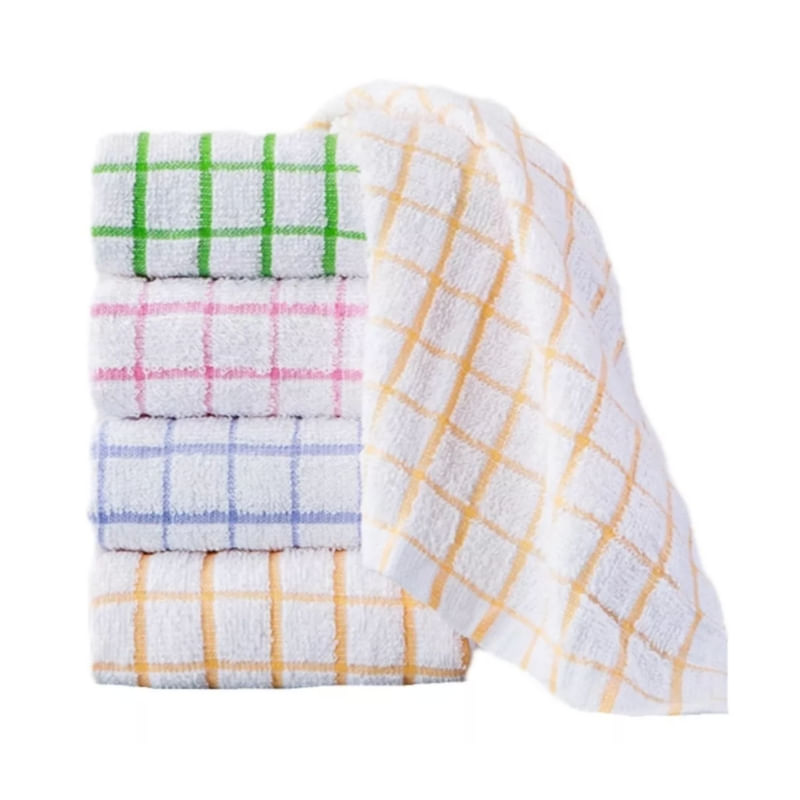 Conjunto De Panos De Cozinha, Toalha Espessada, 12 Peças, 85g, 65x37cm