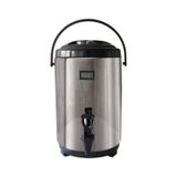 Garrafa Térmica De Aço Inoxidável 10l Com Visor De Temperatura