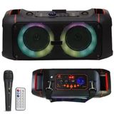 Caixa De Som Amplificada Alto Falante Bluetooth Usb Aturn Shop Aca 16w Viper Ii, Preto - 110v/220v - Aturn Shop