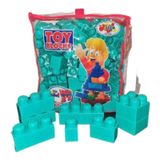 Mega Blocks Chilean Fab Armable, 50 Peças, Turquesa