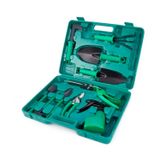 Kit De Ferramentas De Jardinagem, Tesoura De Poda Steel Rake Com Estojo, 10 Unidades