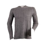 Suéter Masculino De Gola Redonda, Estilo Casual, Algodão Roxo/preto