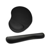 Kit De Teclado Para Mouse Pad Ergonômico Com Apoio De Pulso Em Gel