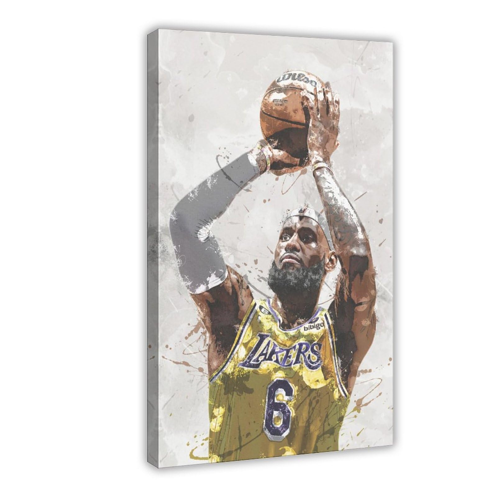 Pôster Em Tela, Arte De Parede, Decoração, Impressão Stortnate James Basketball