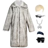 Casaco De Fantasia Hgndcf Halloween Cosplay Winter Warm Men