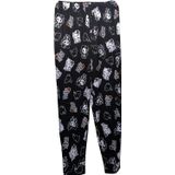 Calças De Pijama Kunsecsh Anime Cartoon Flannel Para Mulheres/meninas