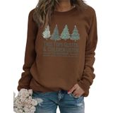 Moletom Gvabrln Christmas Para Mulheres E Crianças Marrom