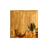 Festa De Cortinas De Natal Garland Waterfall 3x2 Warm Stream