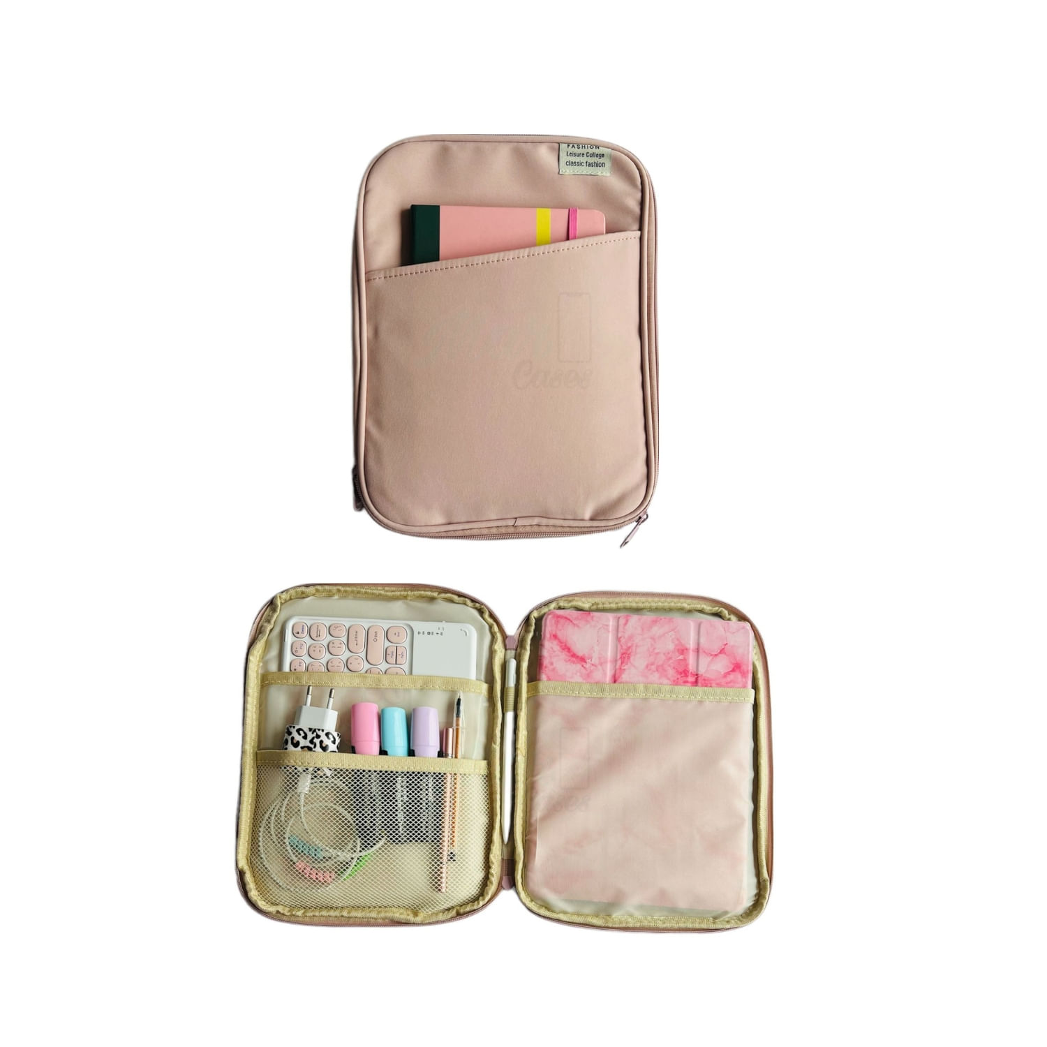 Bolsa Multifuncional Para Ipad, Tablet De 11 Polegadas, Rosa